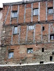 View of a medieval house