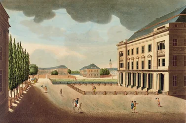 View of the Berlin Stock Exchange, early 19th century