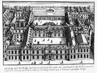 View of the Palais-Cardinal (Future Palais-Royal), c.1641