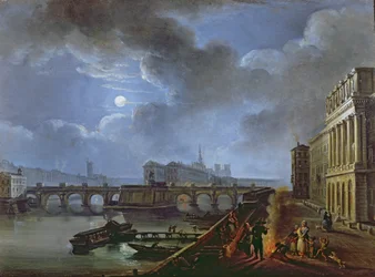 View of the Seine from the Left Bank