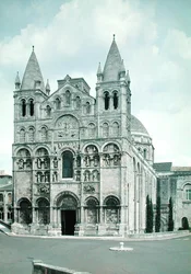 View of the West facade, built 1125-35