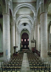 View of the nave, looking towards the altar