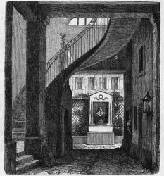 Vue du vestibule d