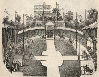 Interior view of the Hippodrome de l