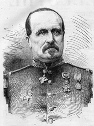 War of 1870: portrait of Jules Marie Ladreit de La Charriere, French soldier