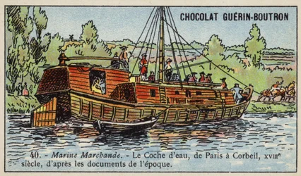 Water coach from Paris to Corbeil