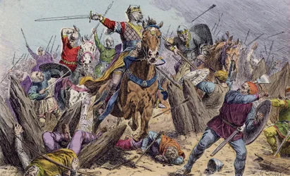 William the Conqueror at the Battle of Hastings