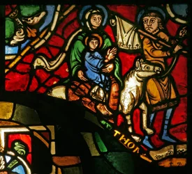 Window Treasury-A depicting the Flight into Egypt