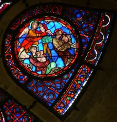 Scene from the Last Judgement: Souls Rising and Being Taken to Heaven
