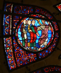 Scene from the Last Judgement: Souls Rising and Being Taken to Heaven