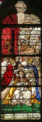 Window depicting Scene from the life of Saint Vast