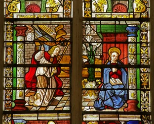 Window Depicting the Annunciation