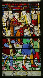 Window depicting the Procession of the Host by the Drapers, 15th-19th Century