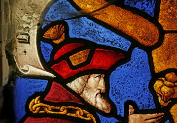 Window depicting the Tree of Jesse: Hosias