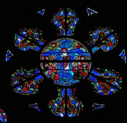 Window depicting the Ascension