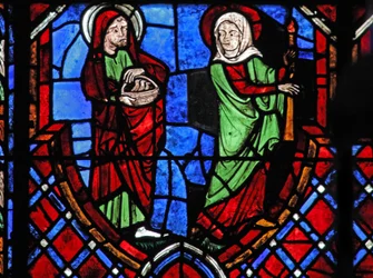 Window depicting the Presentation in the Temple
