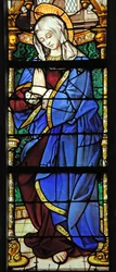 Window depicting the Virgin Mary