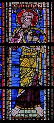 Window w101 depicting St John the Baptist