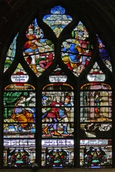 Window depicting scenes from the life of Joseph