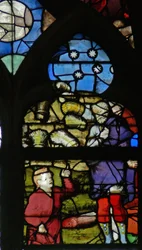 Window depicting Joseph recounts his dream