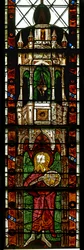 Window w11 depicting St John the Baptist