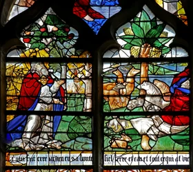 Window w120 depicting God the Creator