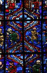 Window depicting background detail