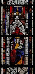 Window depicting the Virgin and Child