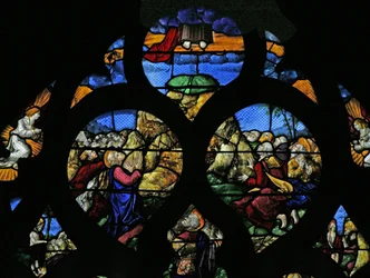 Window 17 depicting the Ascension