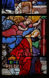 Window depicting a Scene from the Life of St Yves