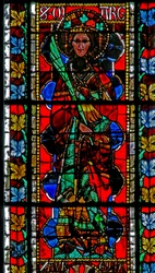 Window w202 depicting St Margaret