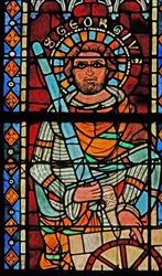 Window w203 depicting St George