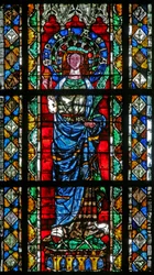 Window w204 depicting St Pelagie
