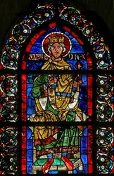 Window w205 depicting David