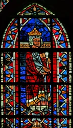 Window depicting Emperor Henry I of Constantinople