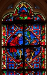 Window depicting Lamech