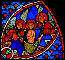 Window w20 depicting St John the Baptist