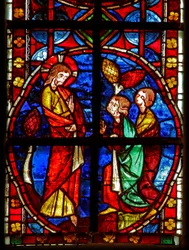 Window depicting the calling of St James and St John