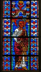 Window depicting Isaiah