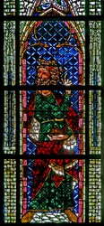 Window depicting Gaspard