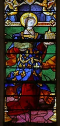 Window w21 depicting St Clothilde