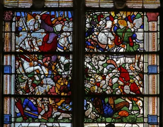 Window depicting St James appears at the Battle of Clavijo