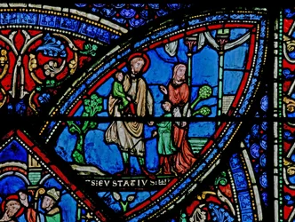 Life of St Eustache: He Leaves Home with His Family