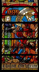 Joseph with the imprisoned butler and baker