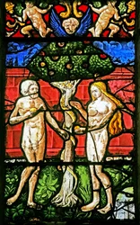 Adam and Eve Seduced by the Tree of Knowledge of Good and Evil