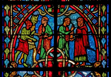 Scene from the Theophilus Story (Modern) (Window W2)