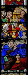 Window depicting the Adoration of the Magi