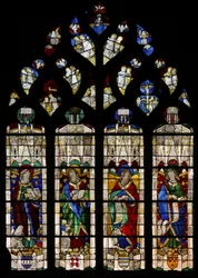 Window depicting the Four Evangelists