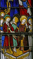 Window depicting Future Apostles
