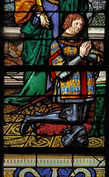 Window depicting a donor - Jean de Montmorency